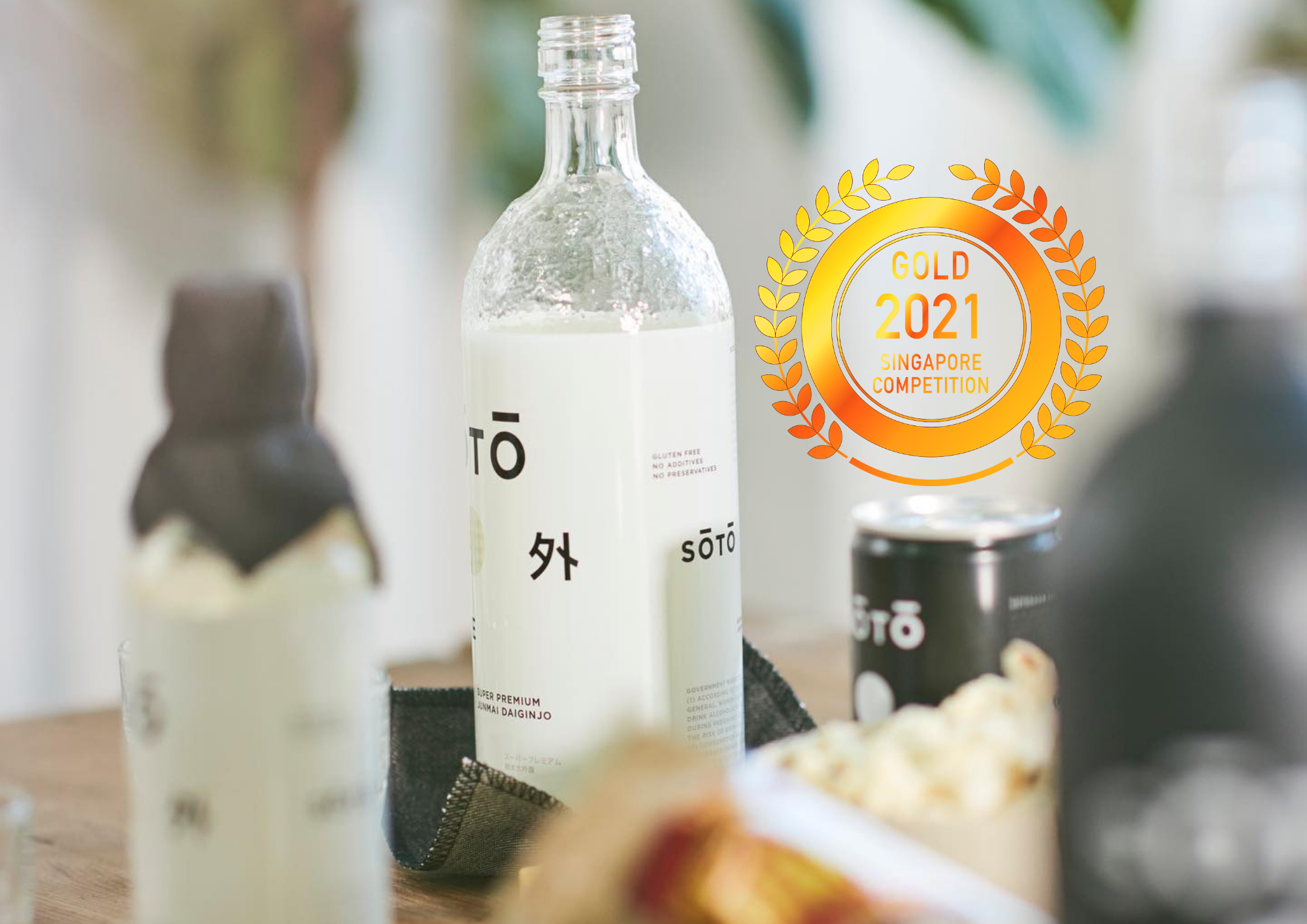 Soto Sake : Created using naturally superior ingredients from Niigata by Singapore Newspaper.